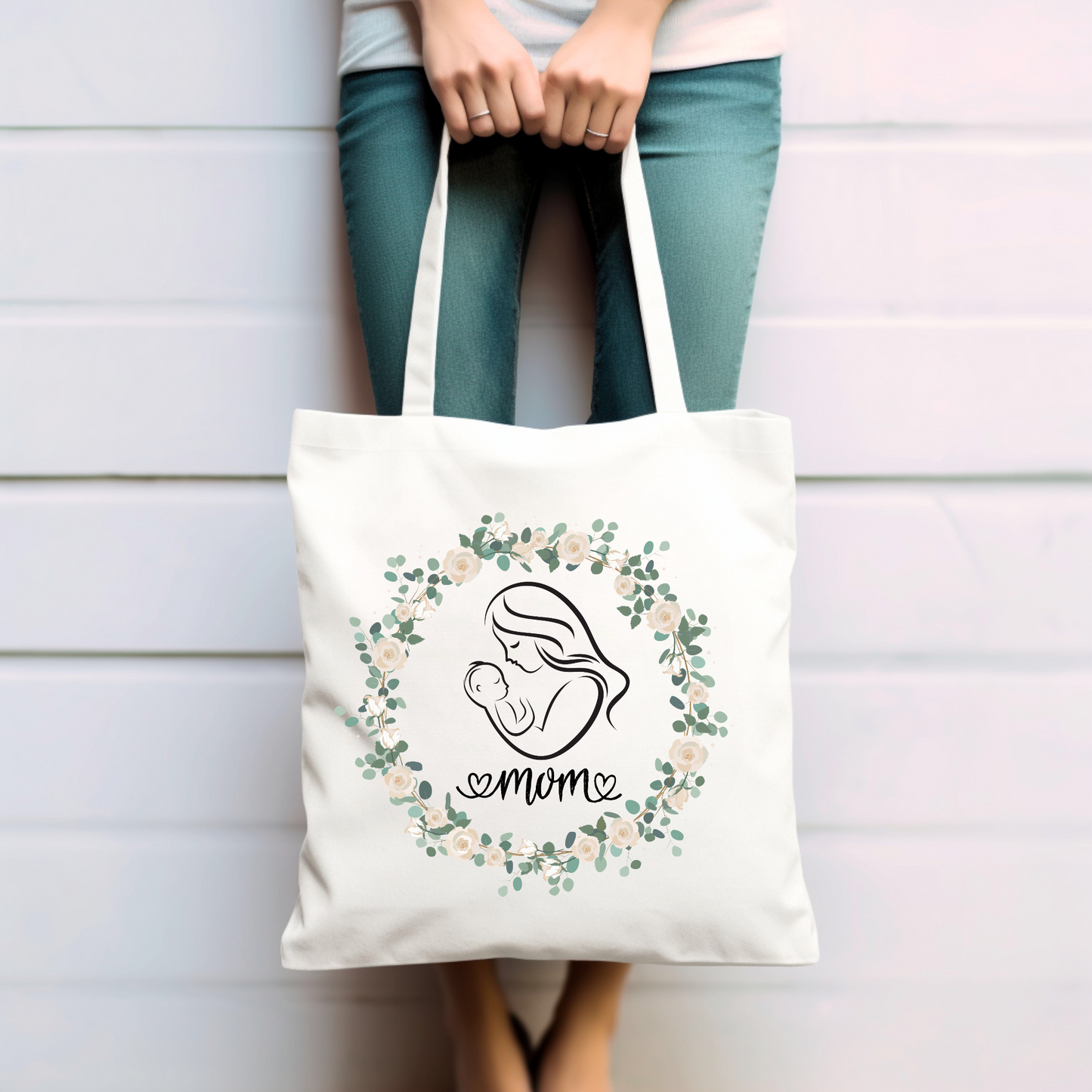 Mom, Muttertag - Baumwolltasche
