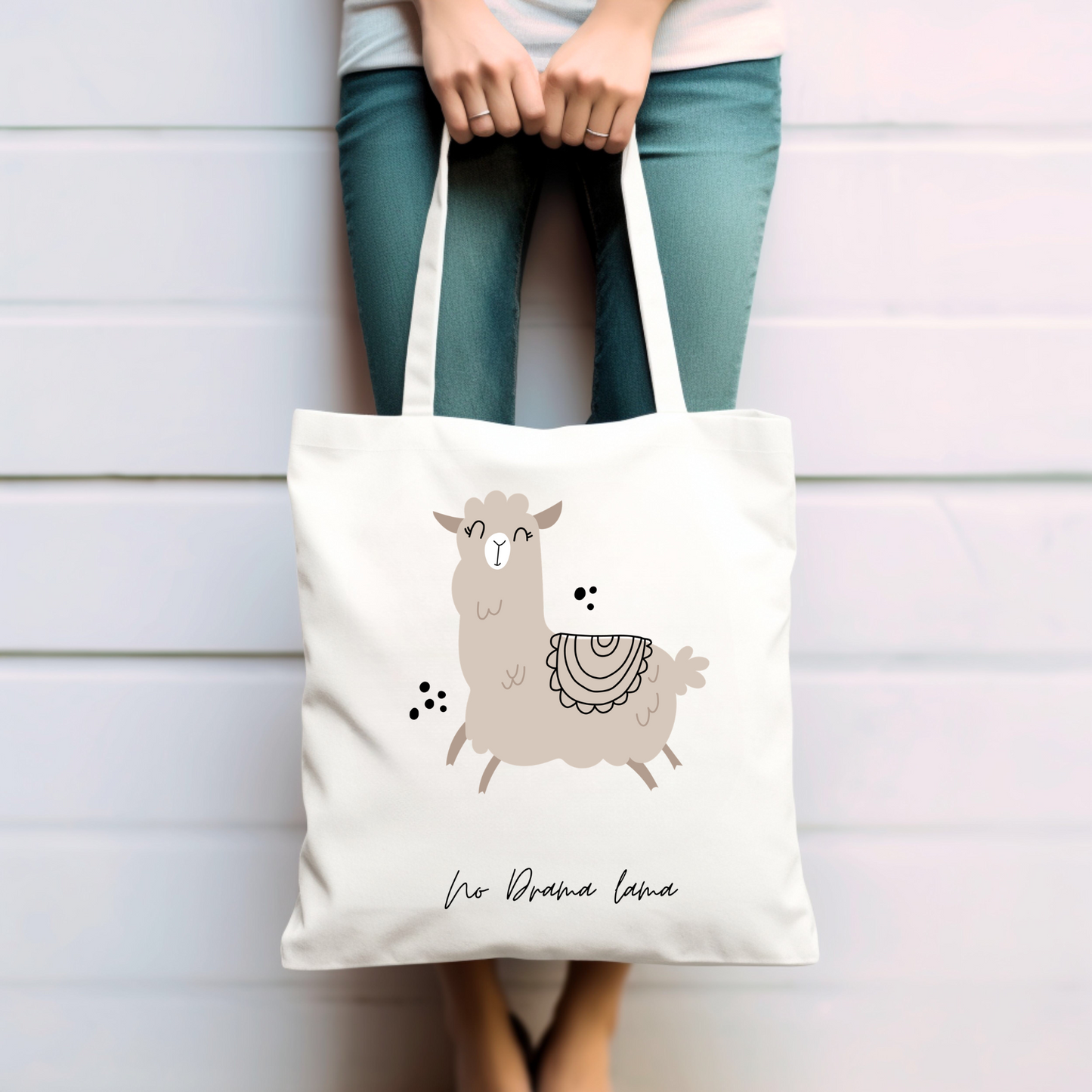 No Drama Lama - Baumwolltasche