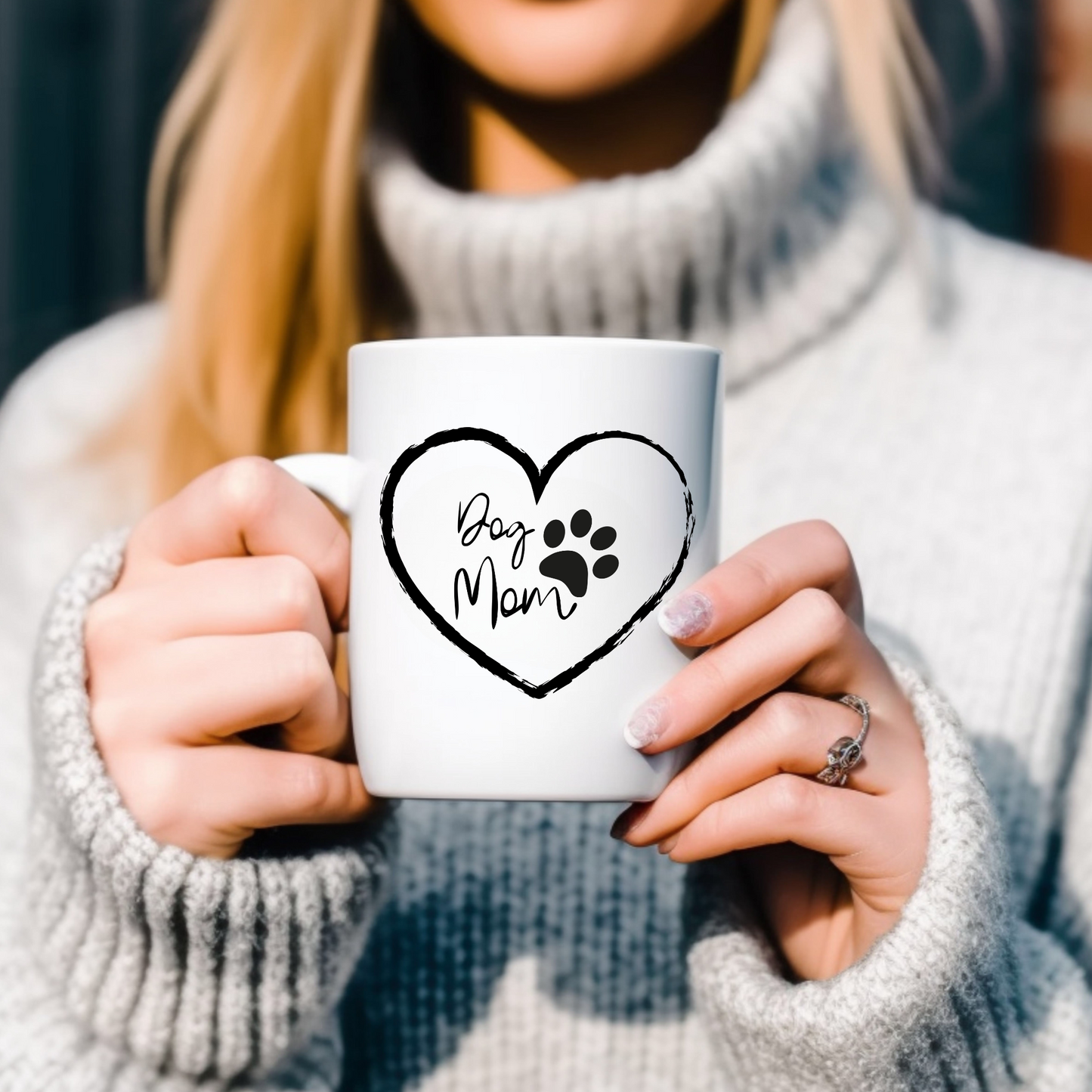 Dog Mom - Tasse glossy