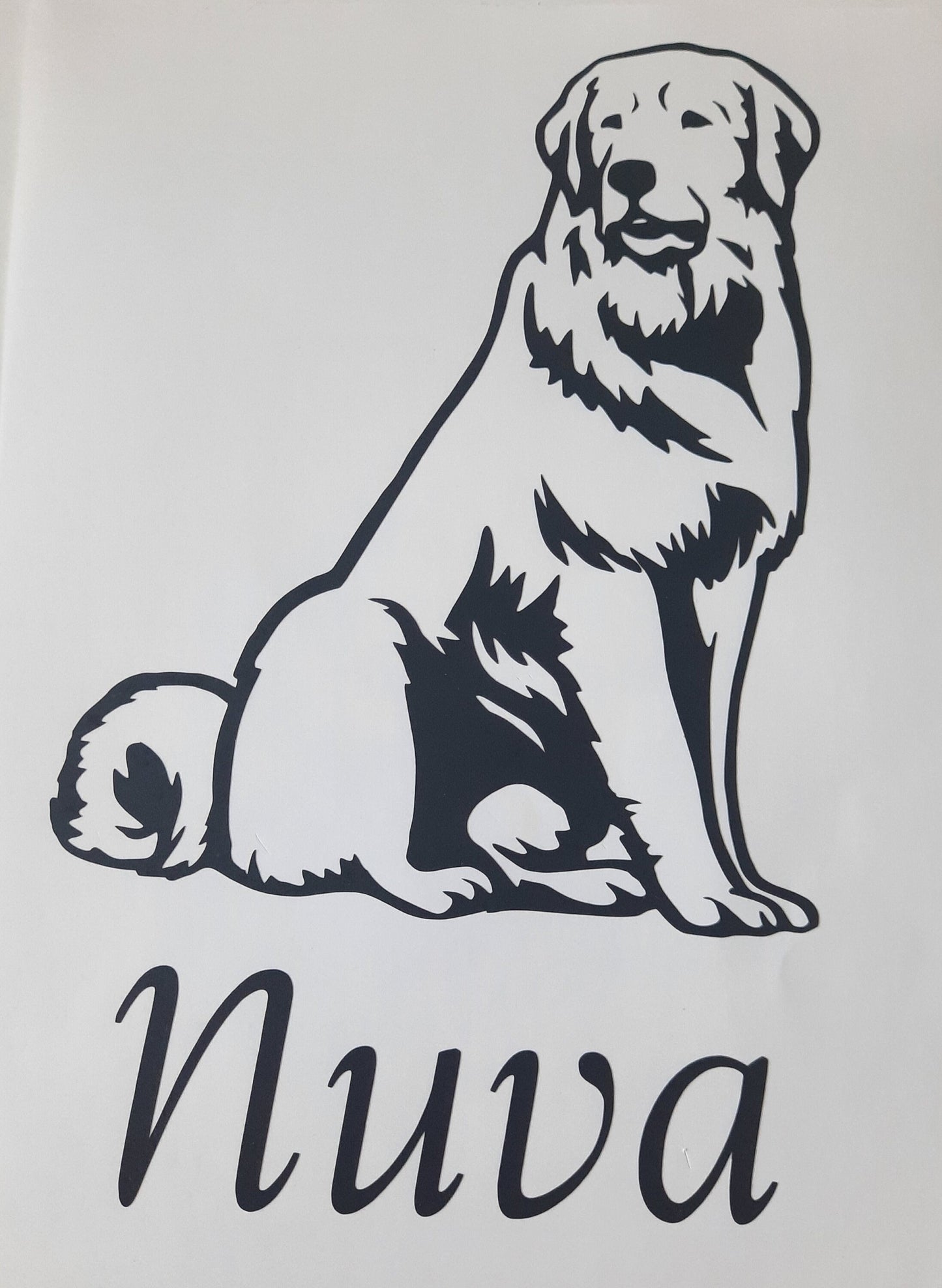 Maremma Hund, Hütehund, Aufkleber - Autoauflkeber, Vinylaufklber