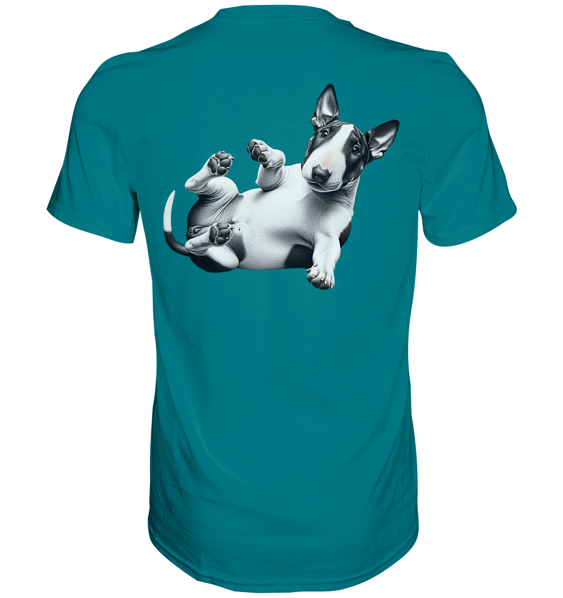 Verrückter Bullterrier - Premium Shirt