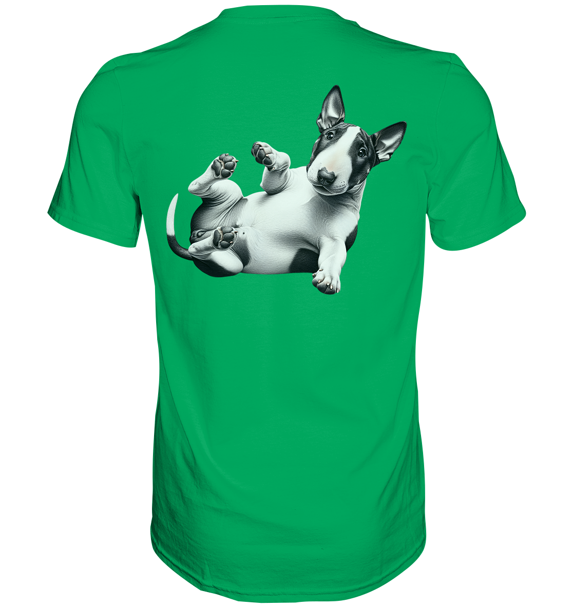 Verrückter Bullterrier - Premium Shirt