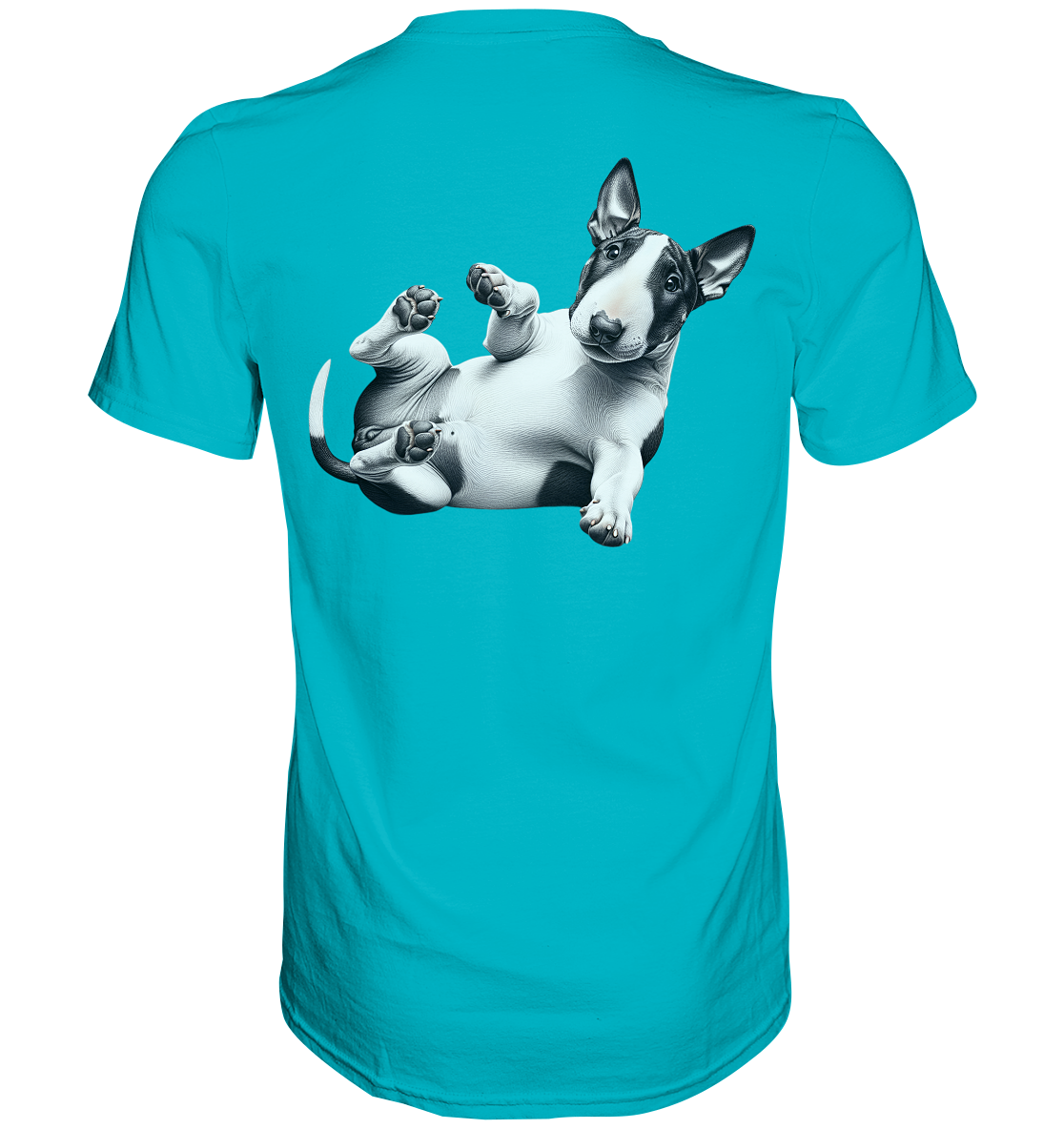 Verrückter Bullterrier - Premium Shirt