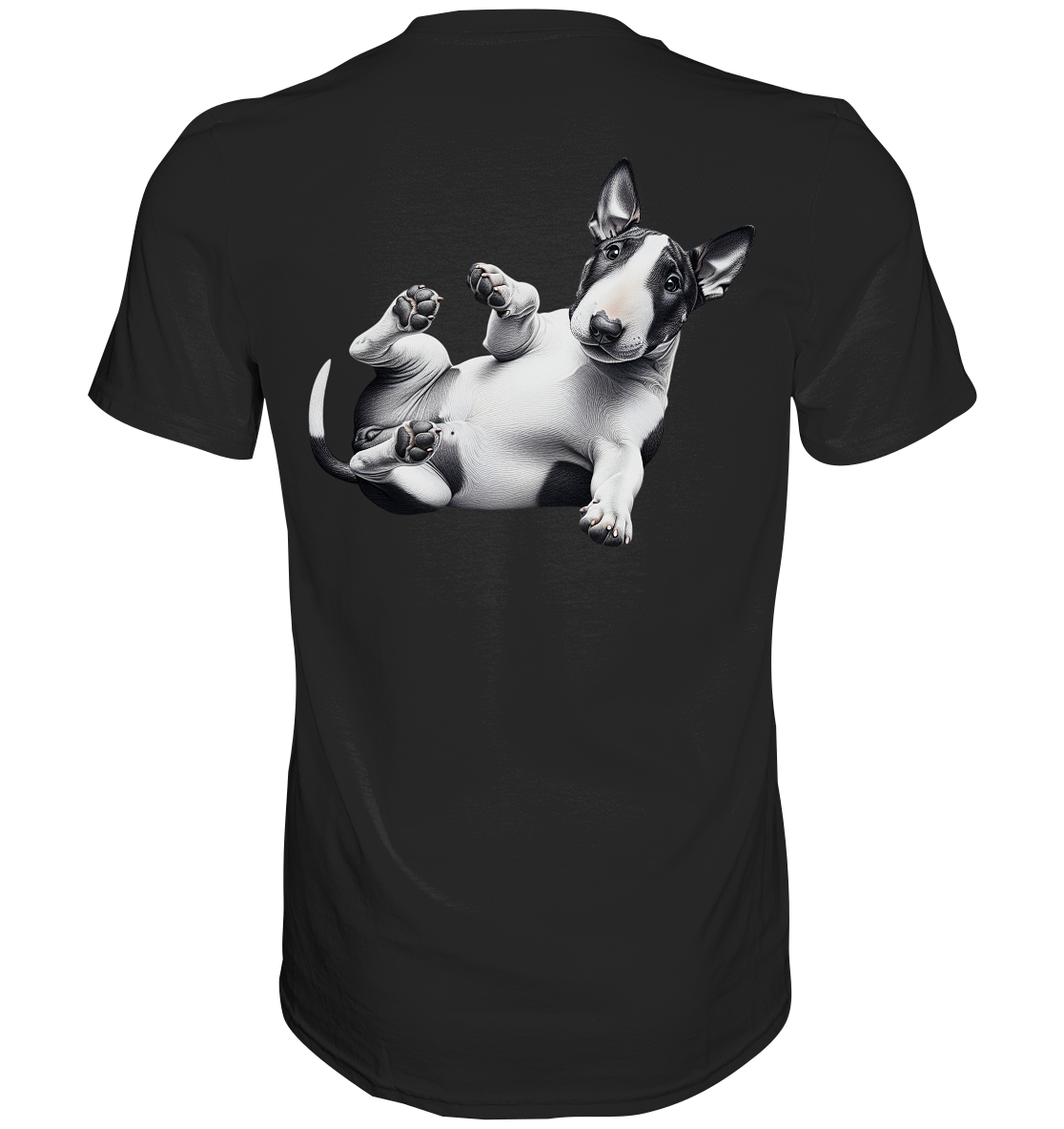 Verrückter Bullterrier - Premium Shirt