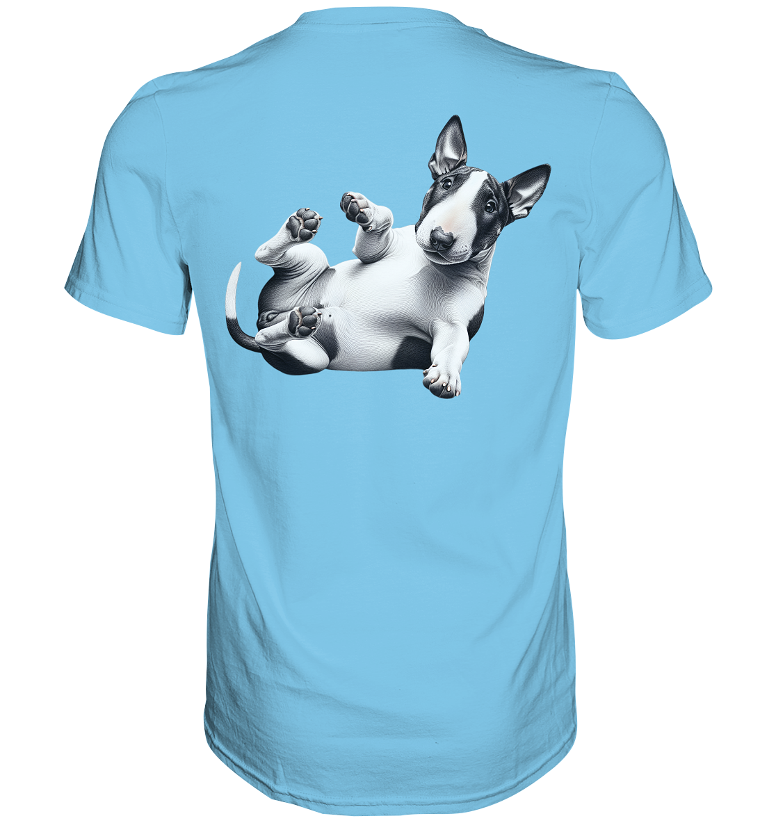 Verrückter Bullterrier - Premium Shirt