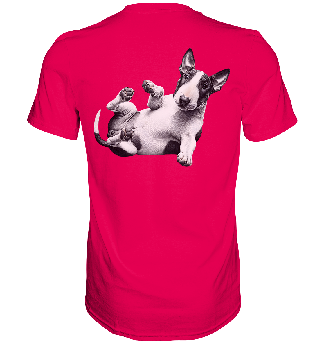 Verrückter Bullterrier - Premium Shirt