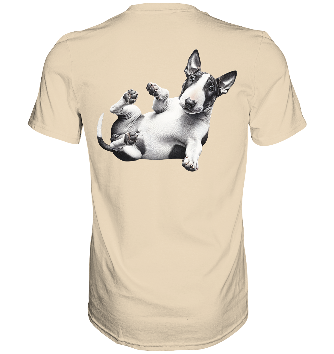 Verrückter Bullterrier - Premium Shirt