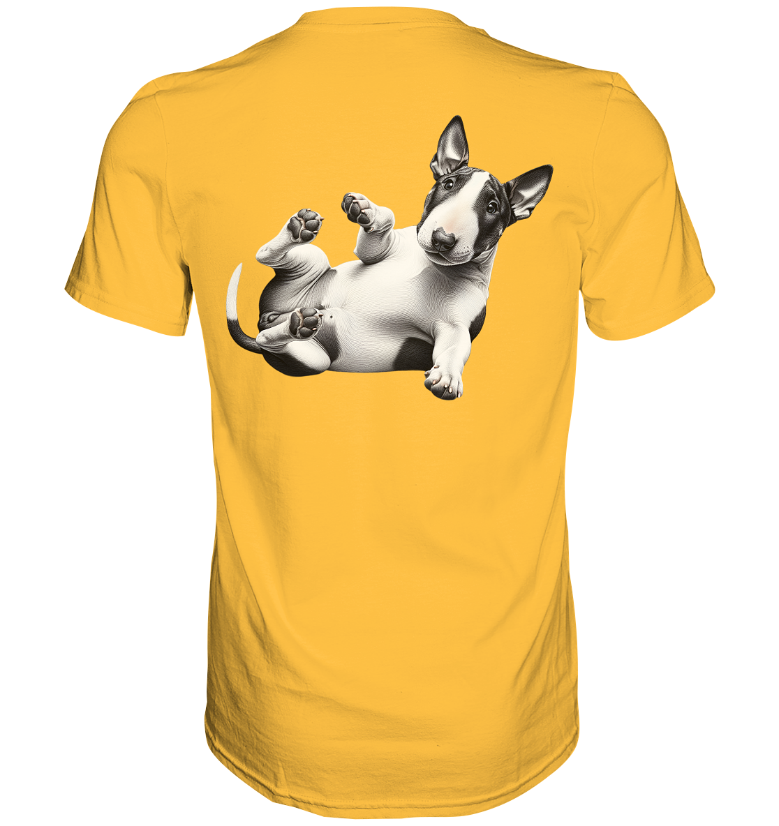 Verrückter Bullterrier - Premium Shirt