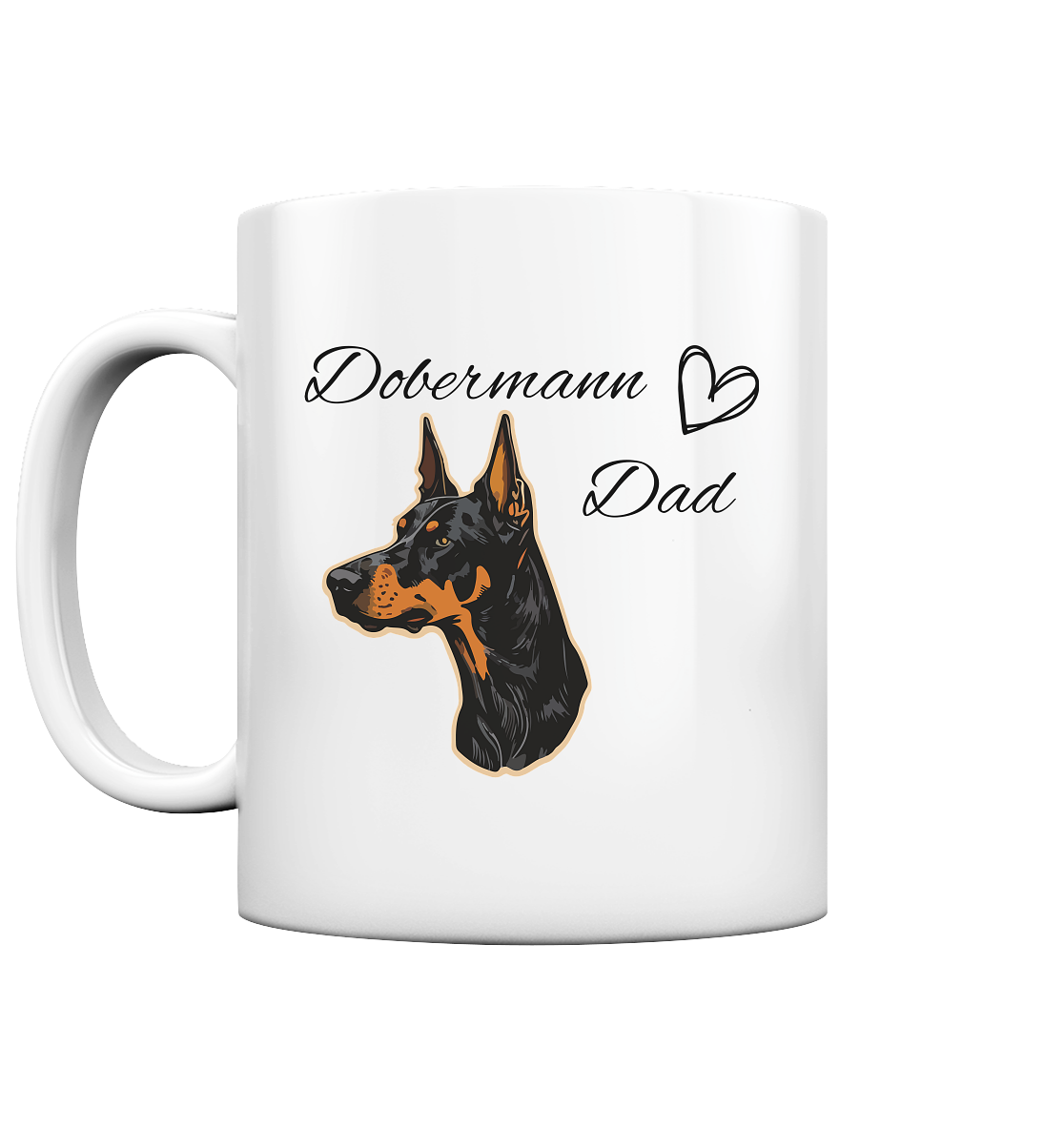 Dobermann Dad - Tasse glossy