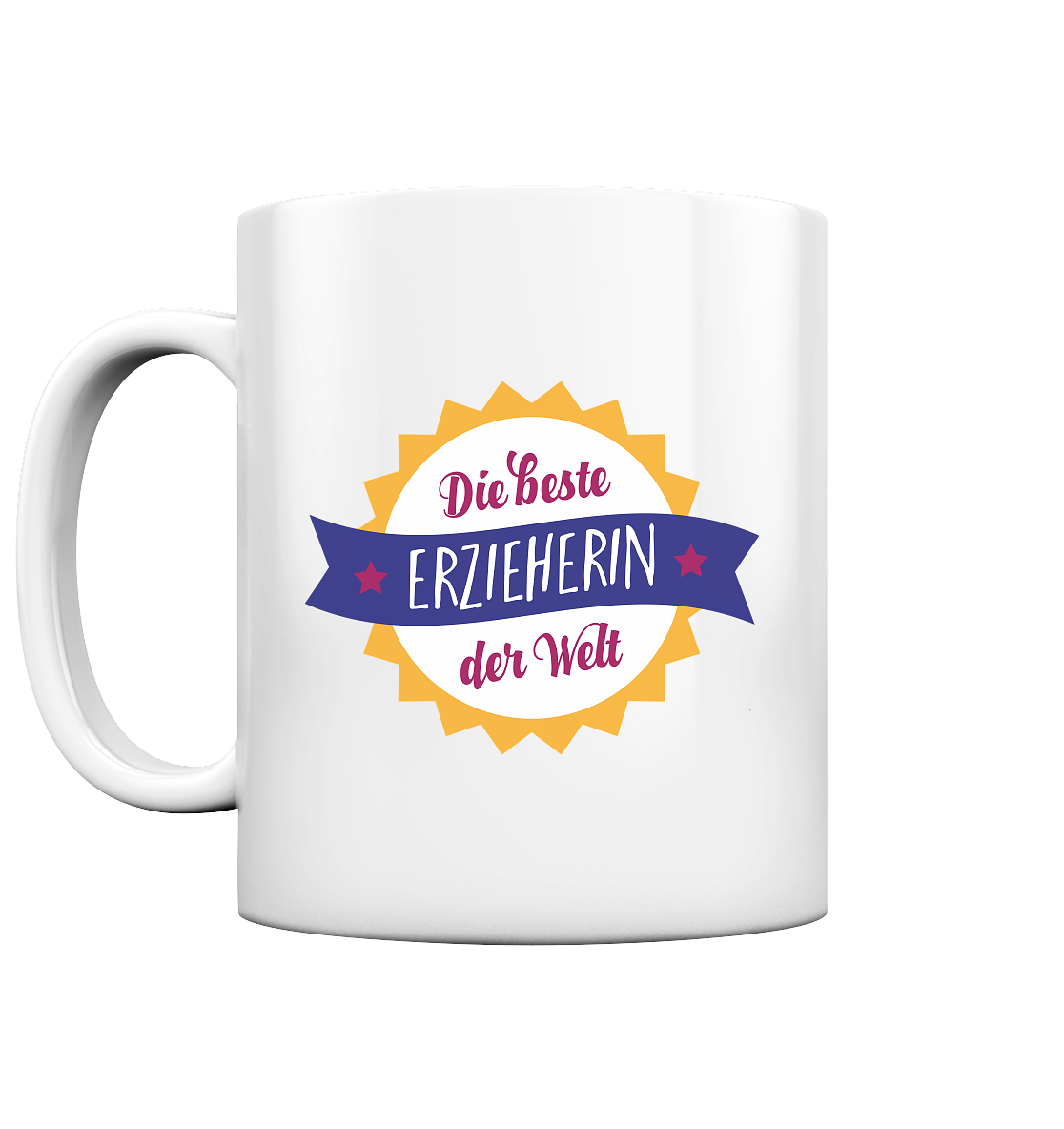 Die beste Erzieherin der Welt - Tasse glossy