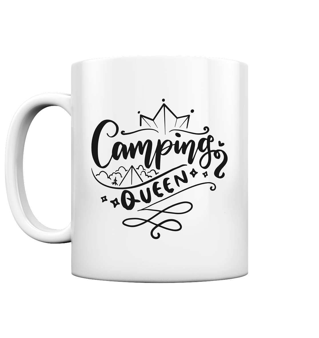 Camping Queen - Tasse glossy