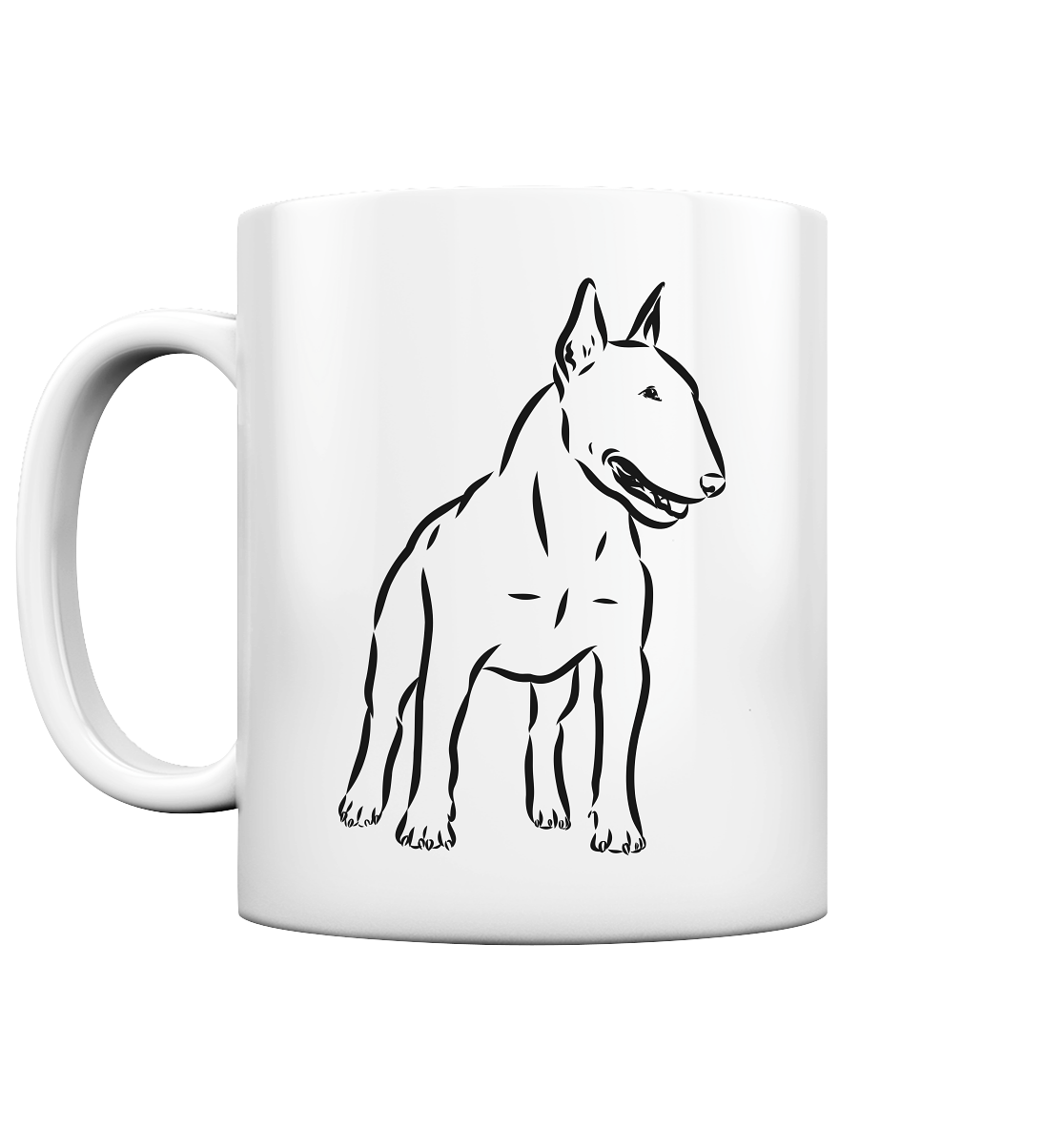 Bullterrier, Miniatur Bullterrier - Tasse glossy