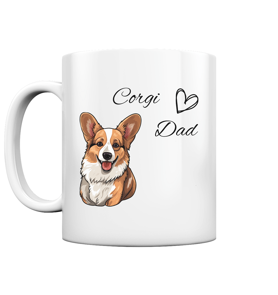 Corgi Dad - Tasse glossy