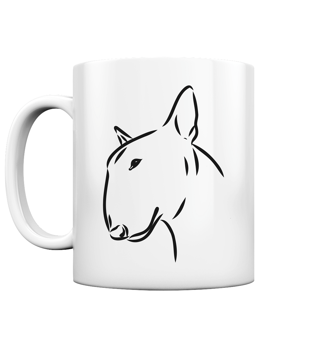 Bullterrier, Miniatur Bullterrier - Tasse glossy