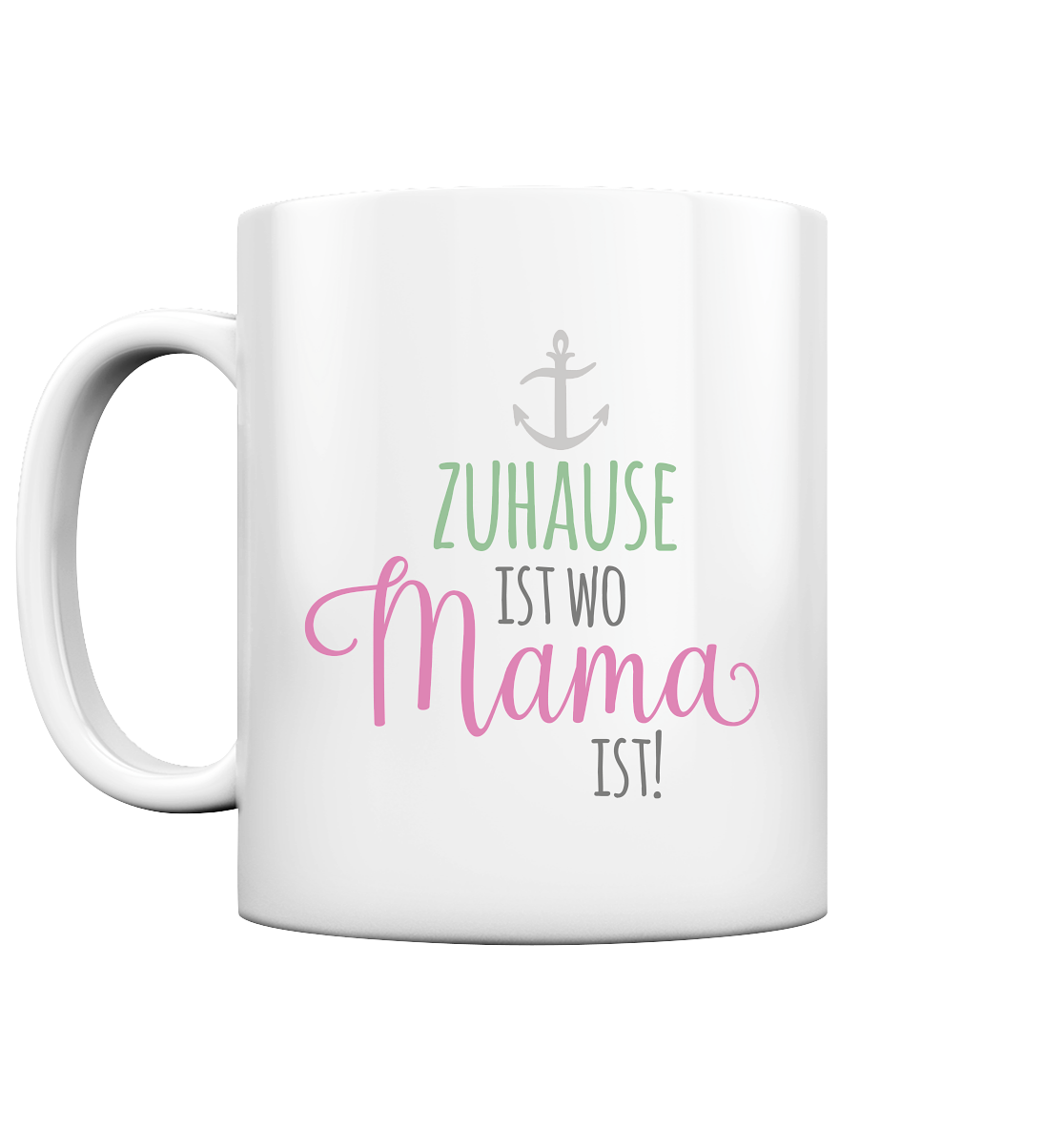 Zu Hause ist, wo Mama ist - Tasse glossy