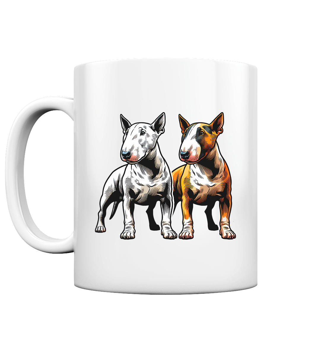 Bullterrier, Miniatur Bullterrier - Tasse glossy