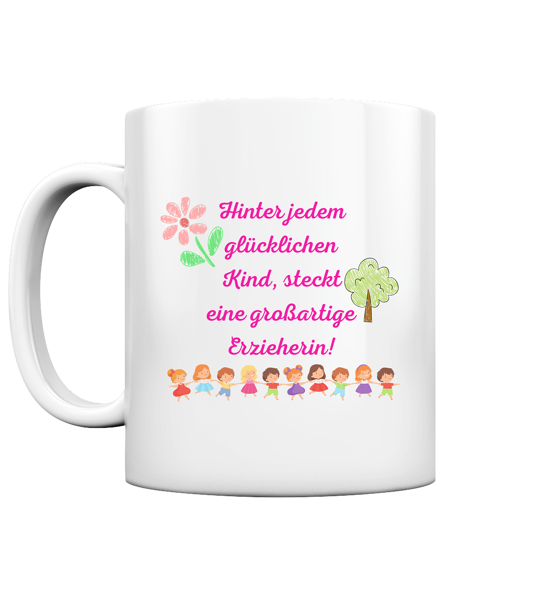 Abschiedsgeschenk Kindergarten, Erzieherin - Tasse glossy