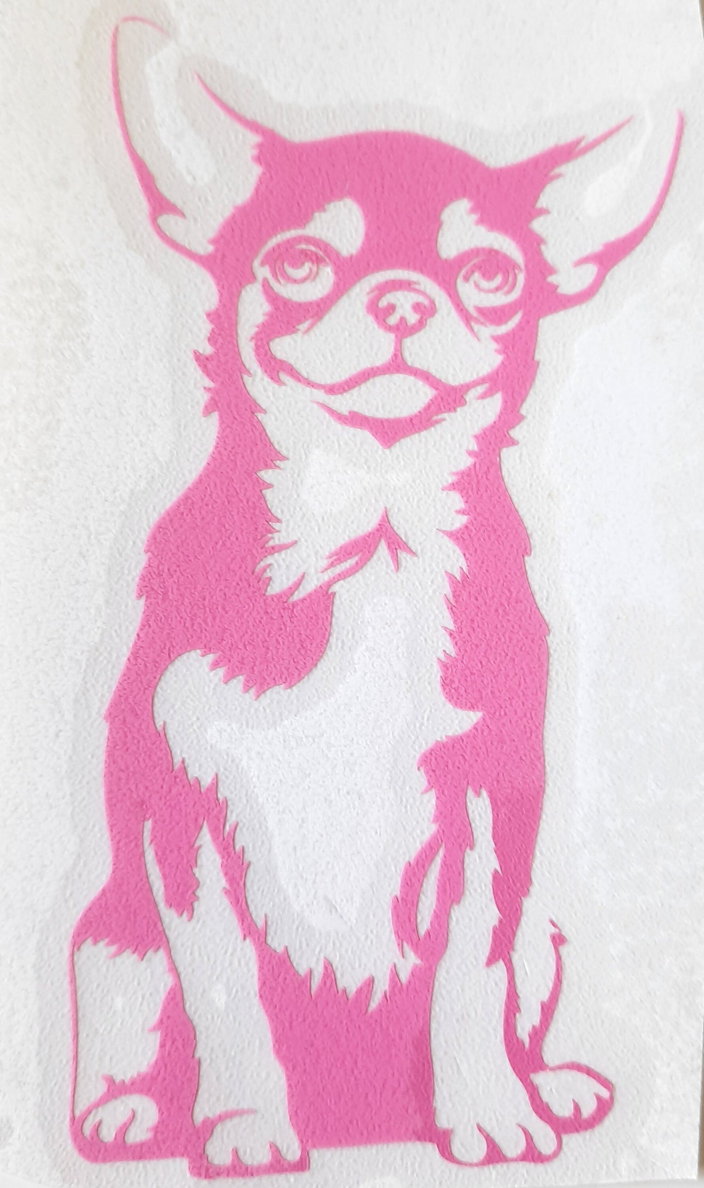 Chihuahua, Aufkleber - Autoauflkeber, Vinylaufklber
