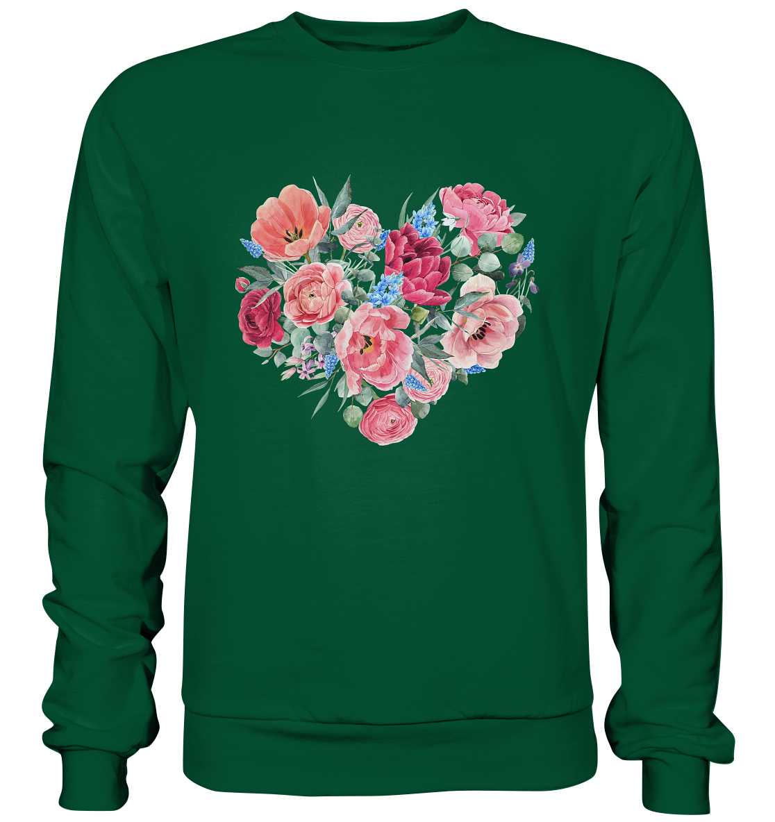 Blumenherz - Basic Sweatshirt
