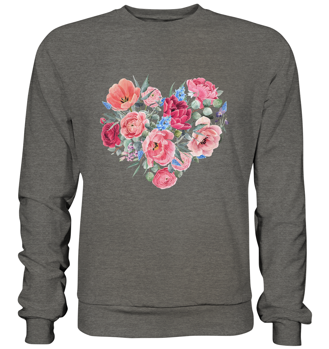 Blumenherz - Basic Sweatshirt