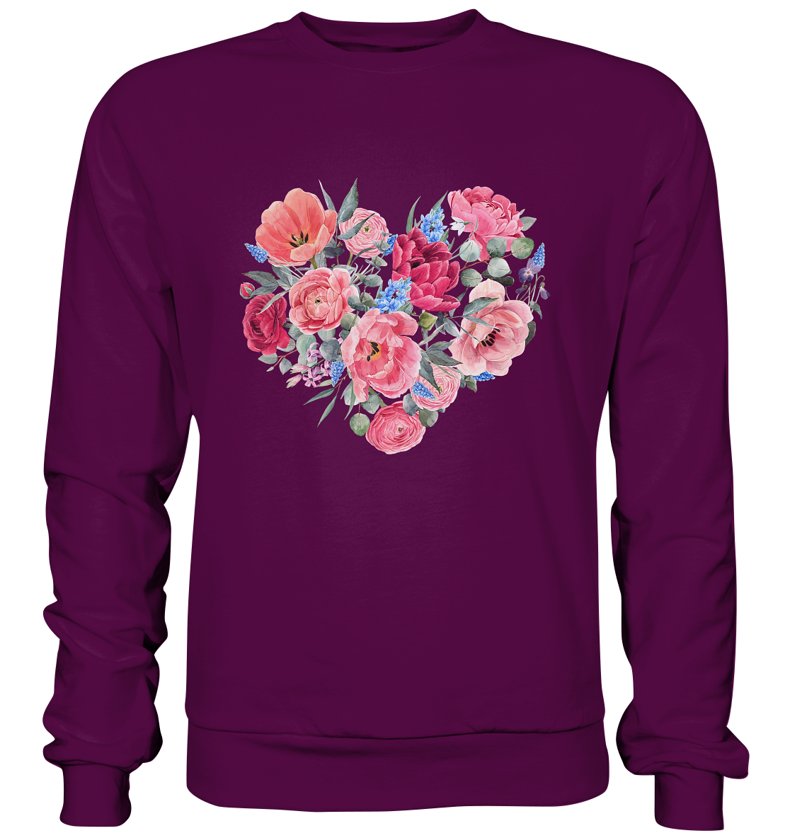 Blumenherz - Basic Sweatshirt