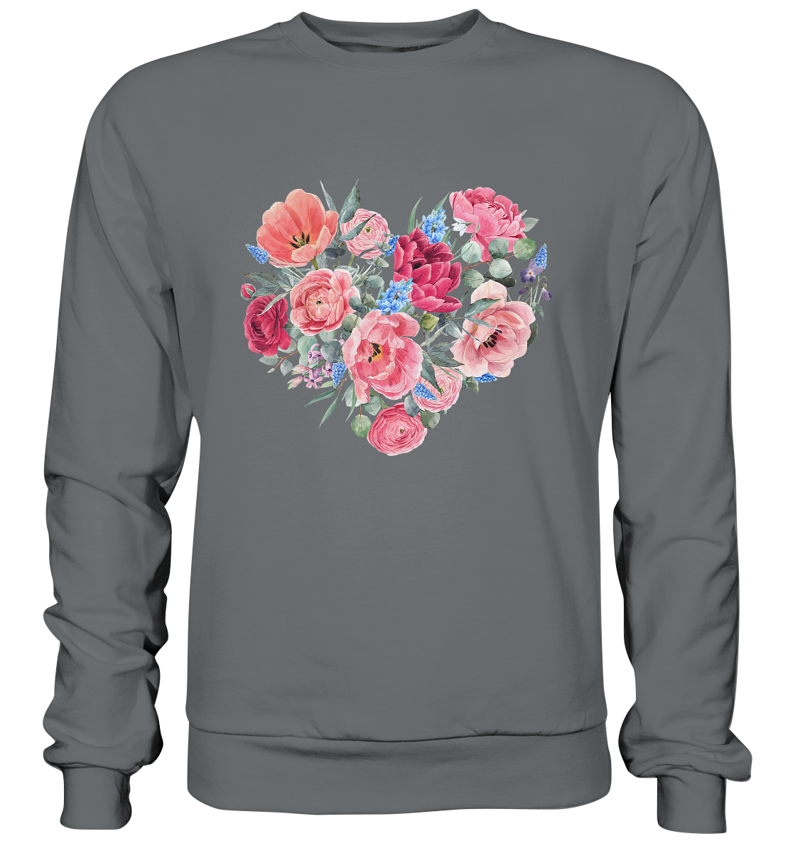 Blumenherz - Basic Sweatshirt