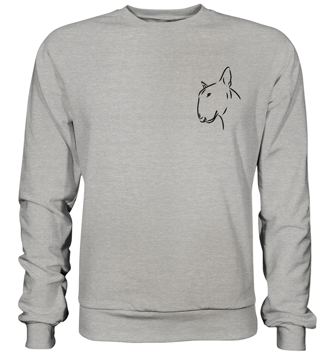 Bullterrier, Miniatur Bullterrier - Basic Sweatshirt
