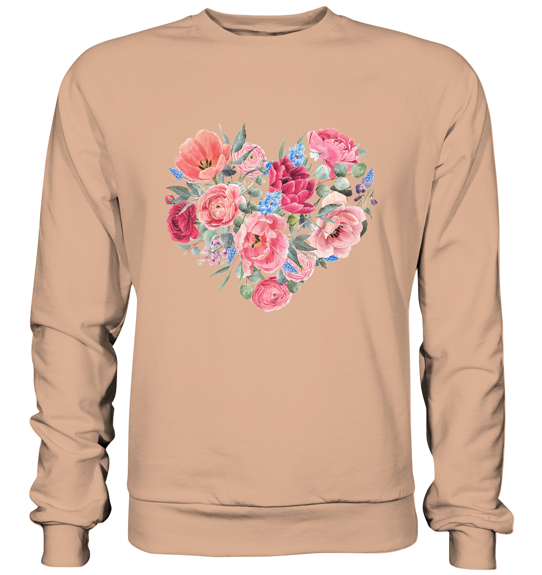 Blumenherz - Basic Sweatshirt