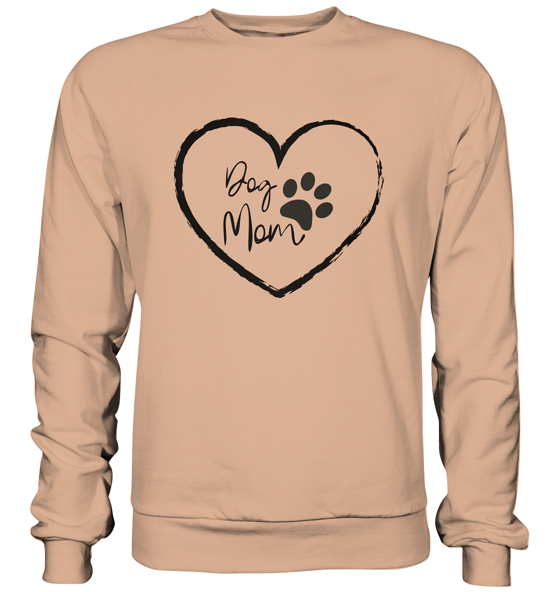 Dog Mom, Herz, - Basic Sweatshirt