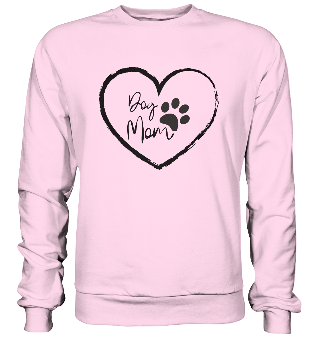 Dog Mom, Herz, - Basic Sweatshirt
