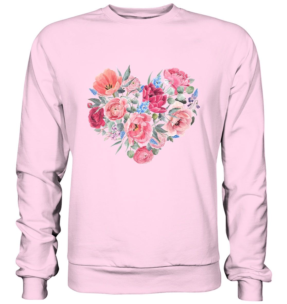 Blumenherz - Basic Sweatshirt