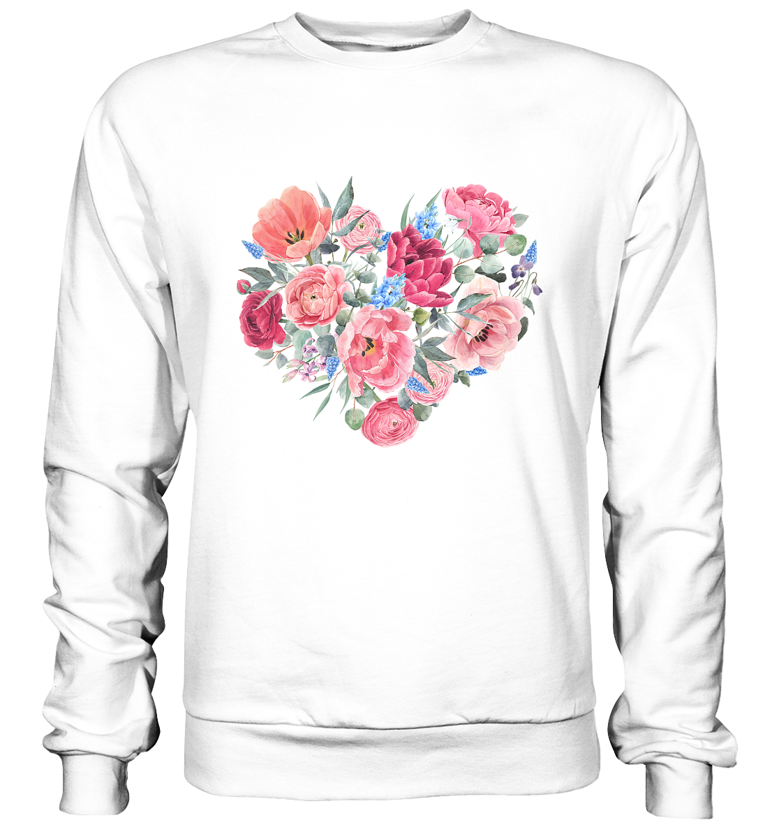 Blumenherz - Basic Sweatshirt
