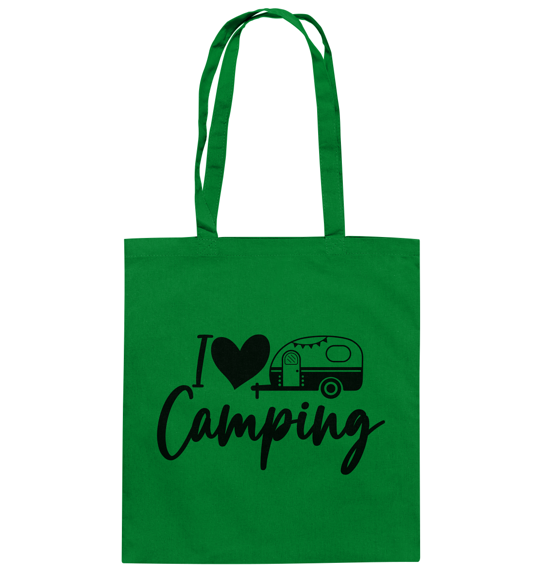 I love camping - Baumwolltasche
