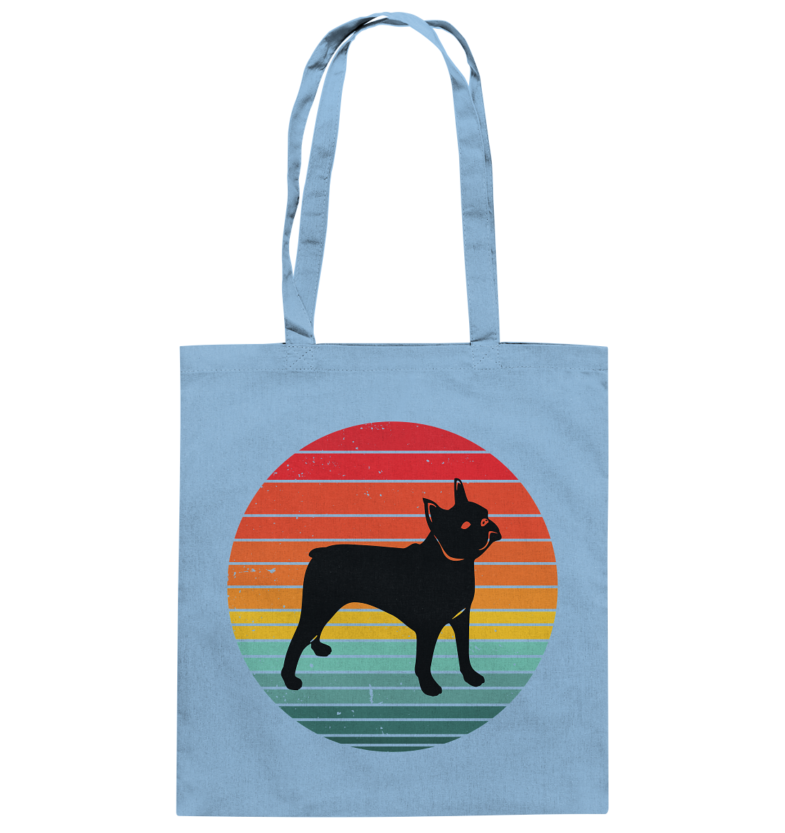 französische Bulldogge - Baumwolltasche