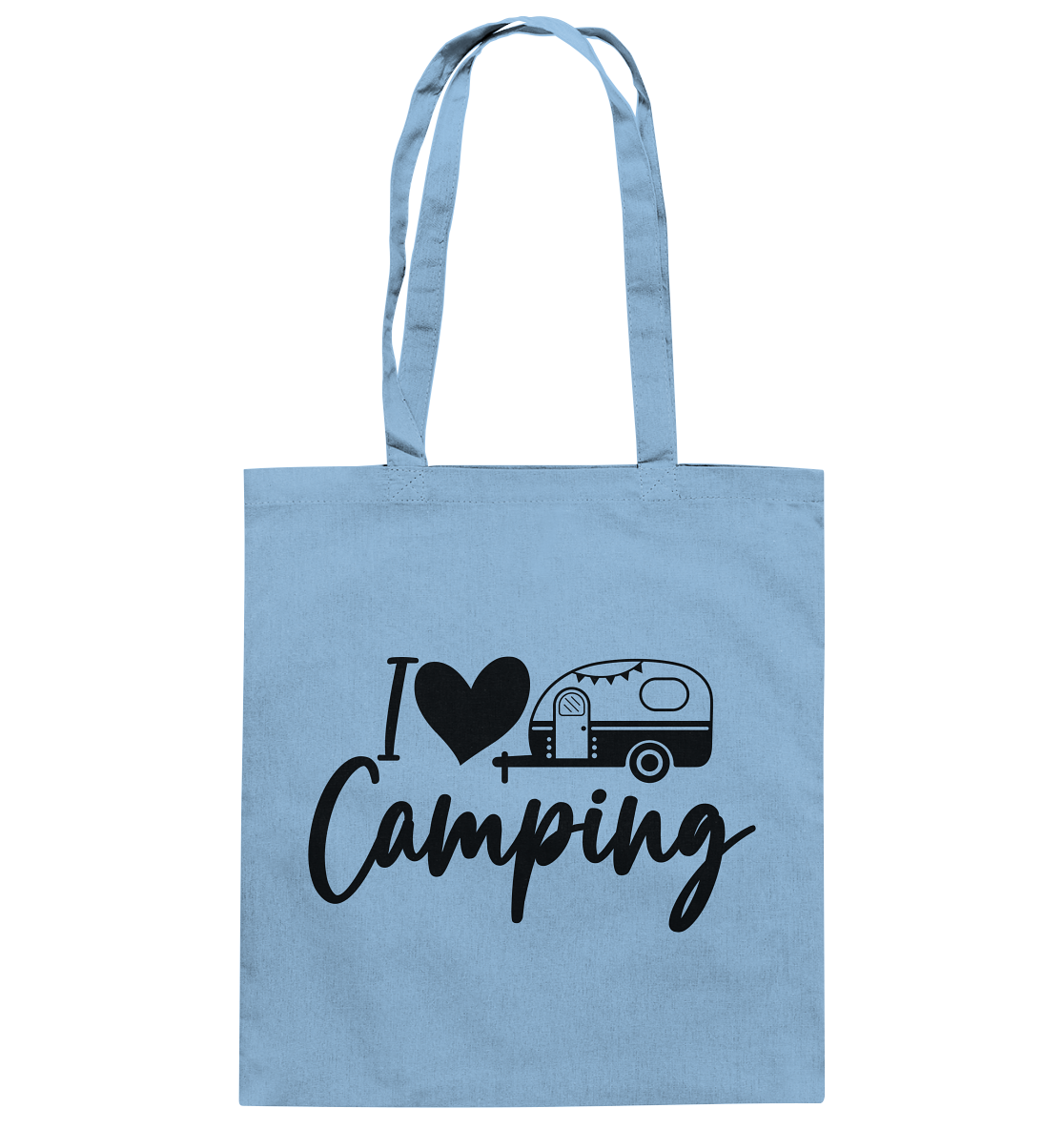 I love camping - Baumwolltasche