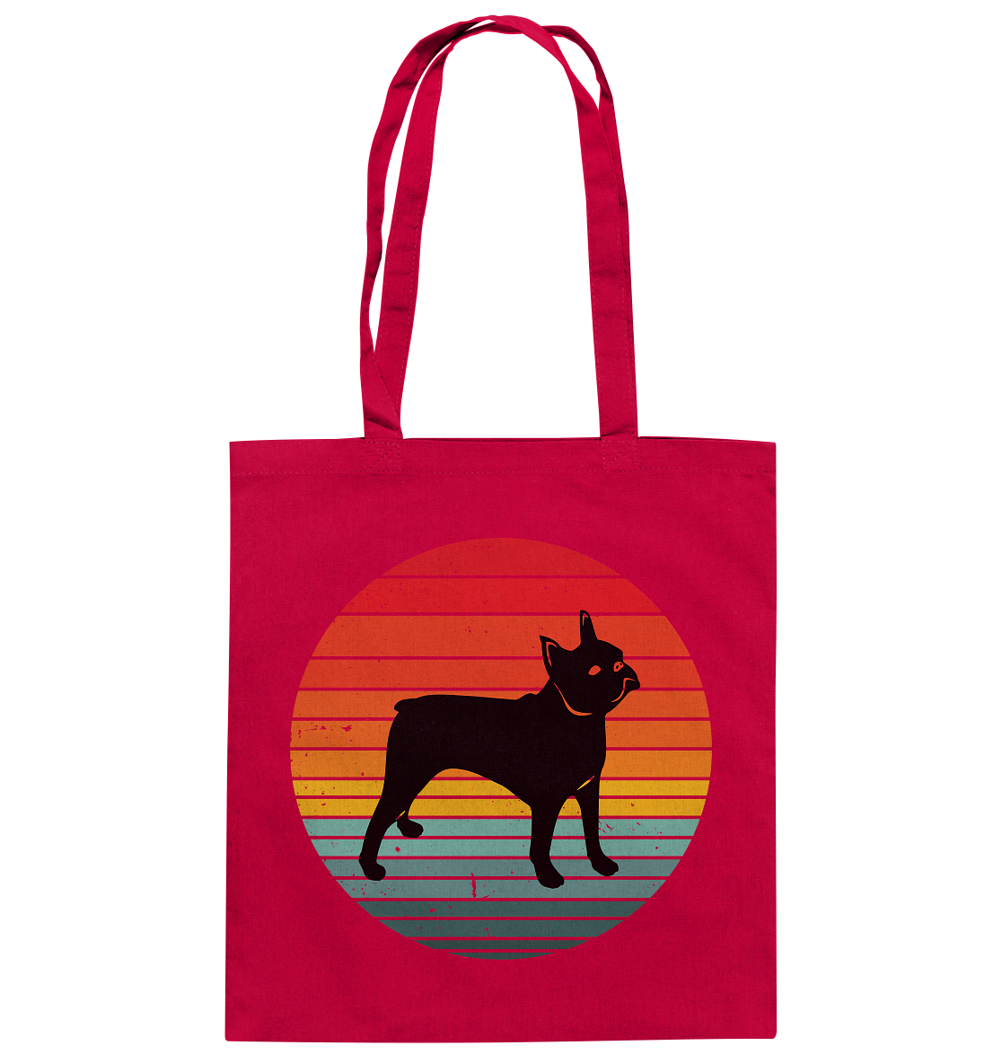 französische Bulldogge - Baumwolltasche