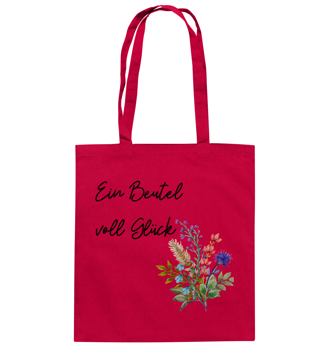 Ein Beutel voll Glück - Baumwolltasche