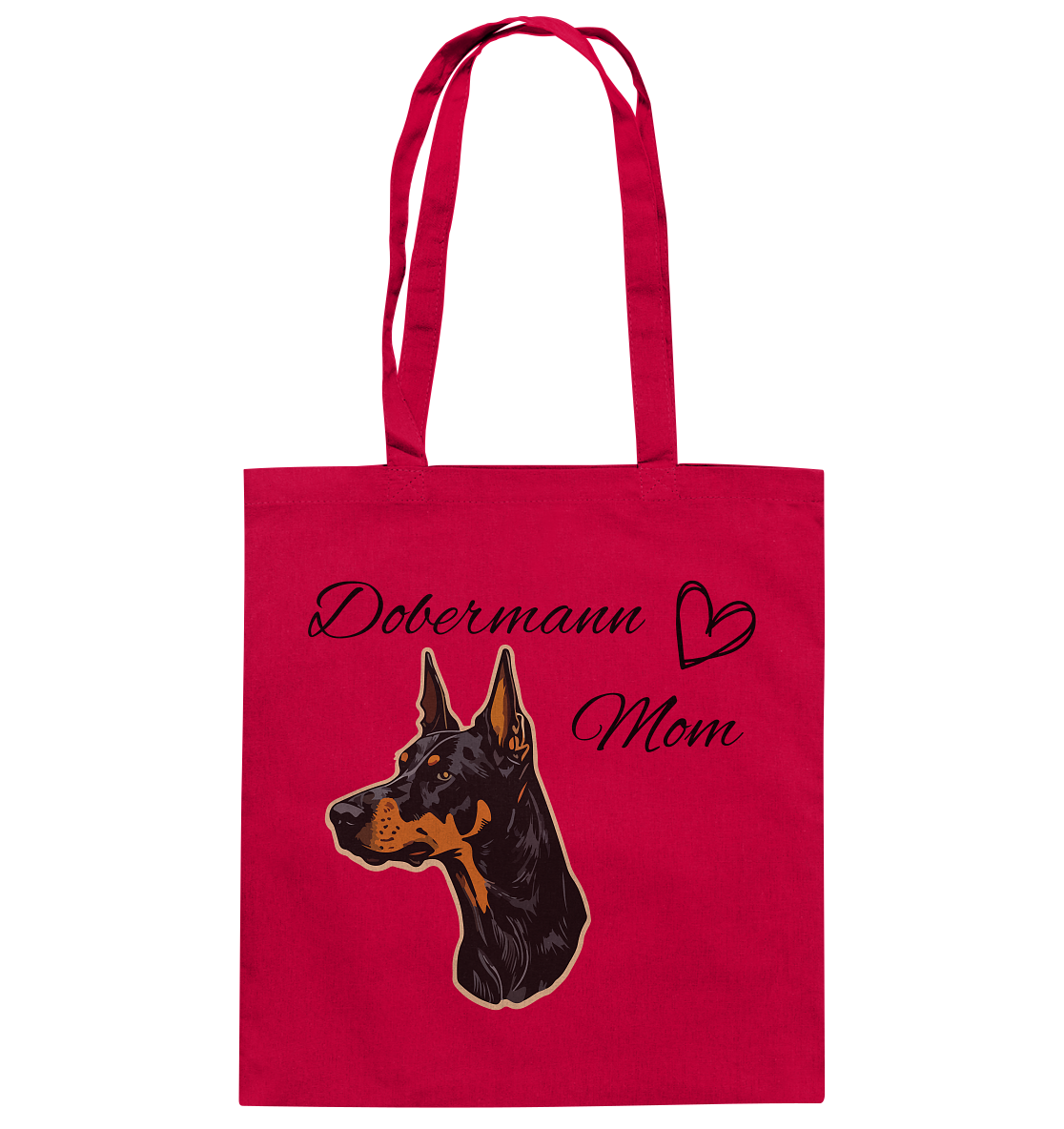 Dobermann Mom - Baumwolltasche