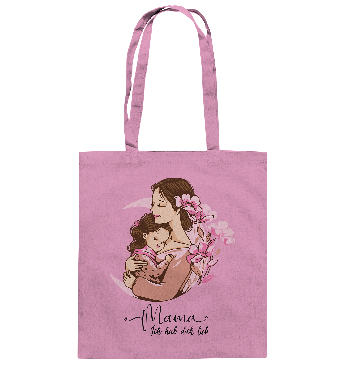 Mama ich hab dich lieb - Baumwolltasche