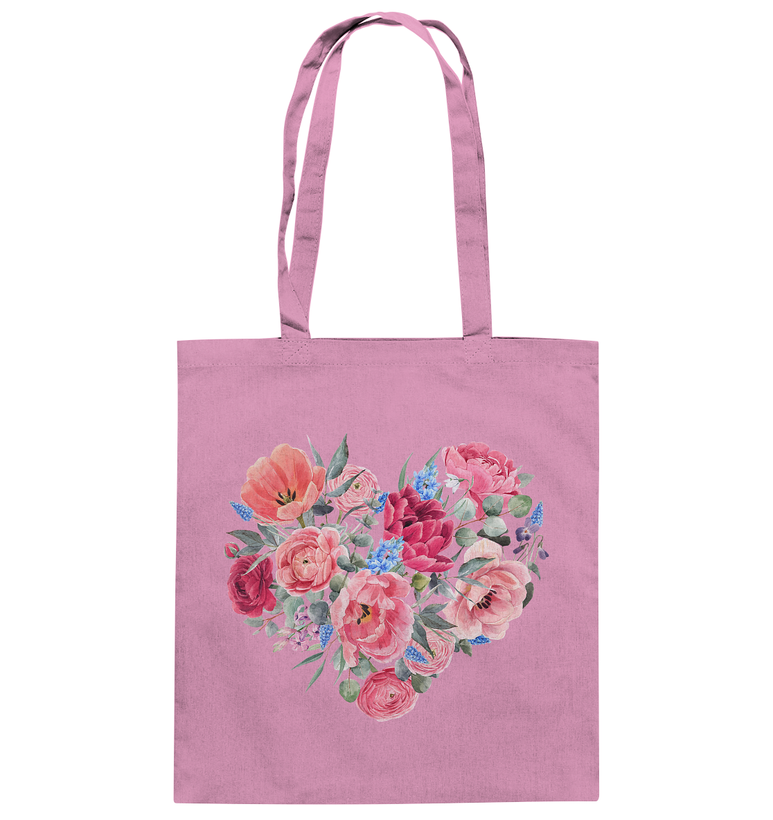 Blumenherz - Baumwolltasche