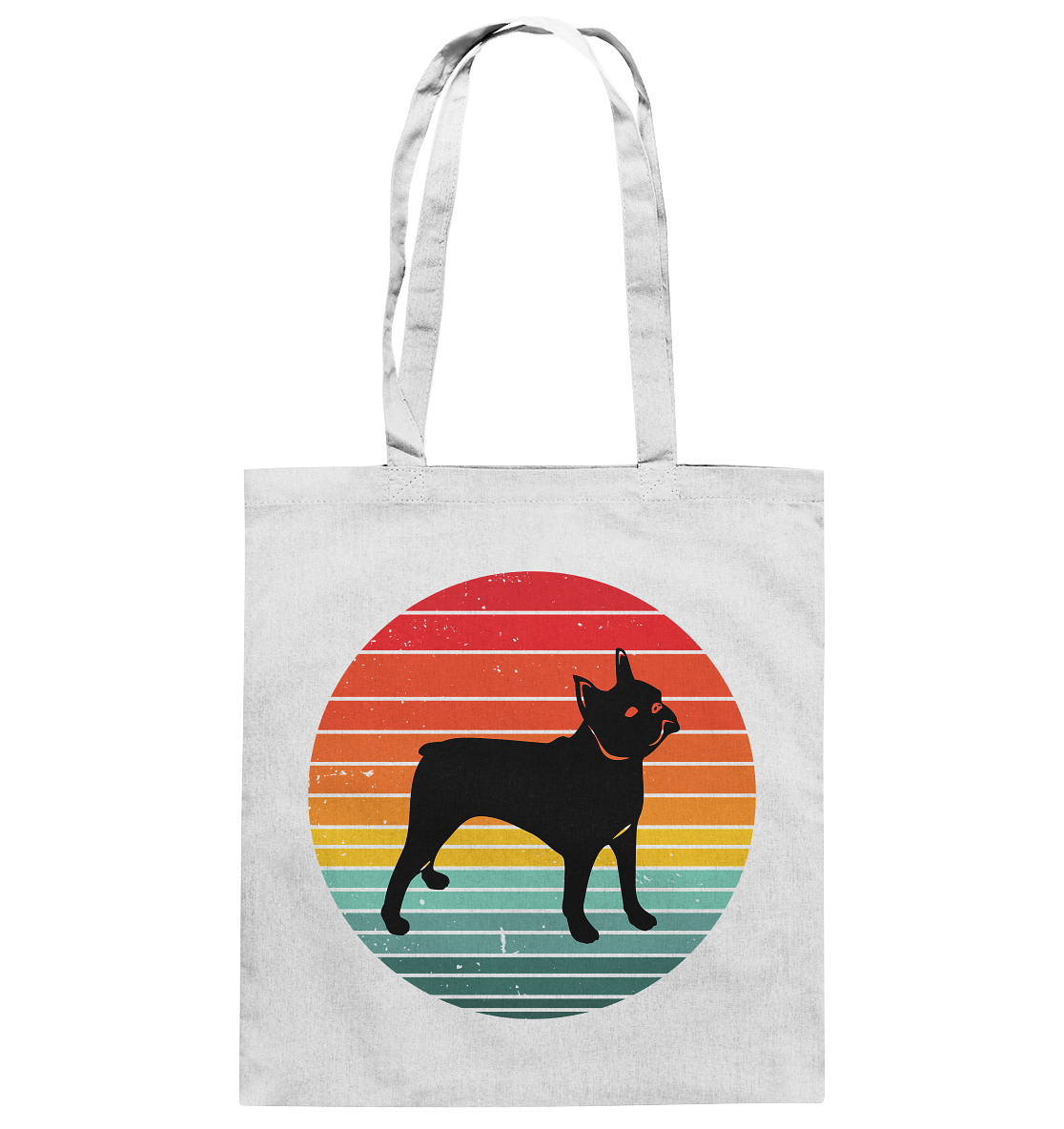 französische Bulldogge - Baumwolltasche