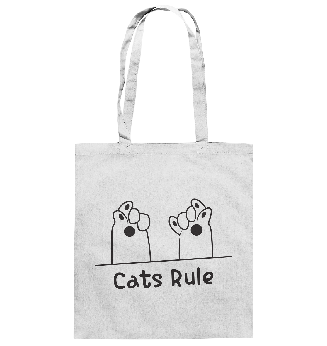 Stoffbeutel Cats Rule - Baumwolltasche