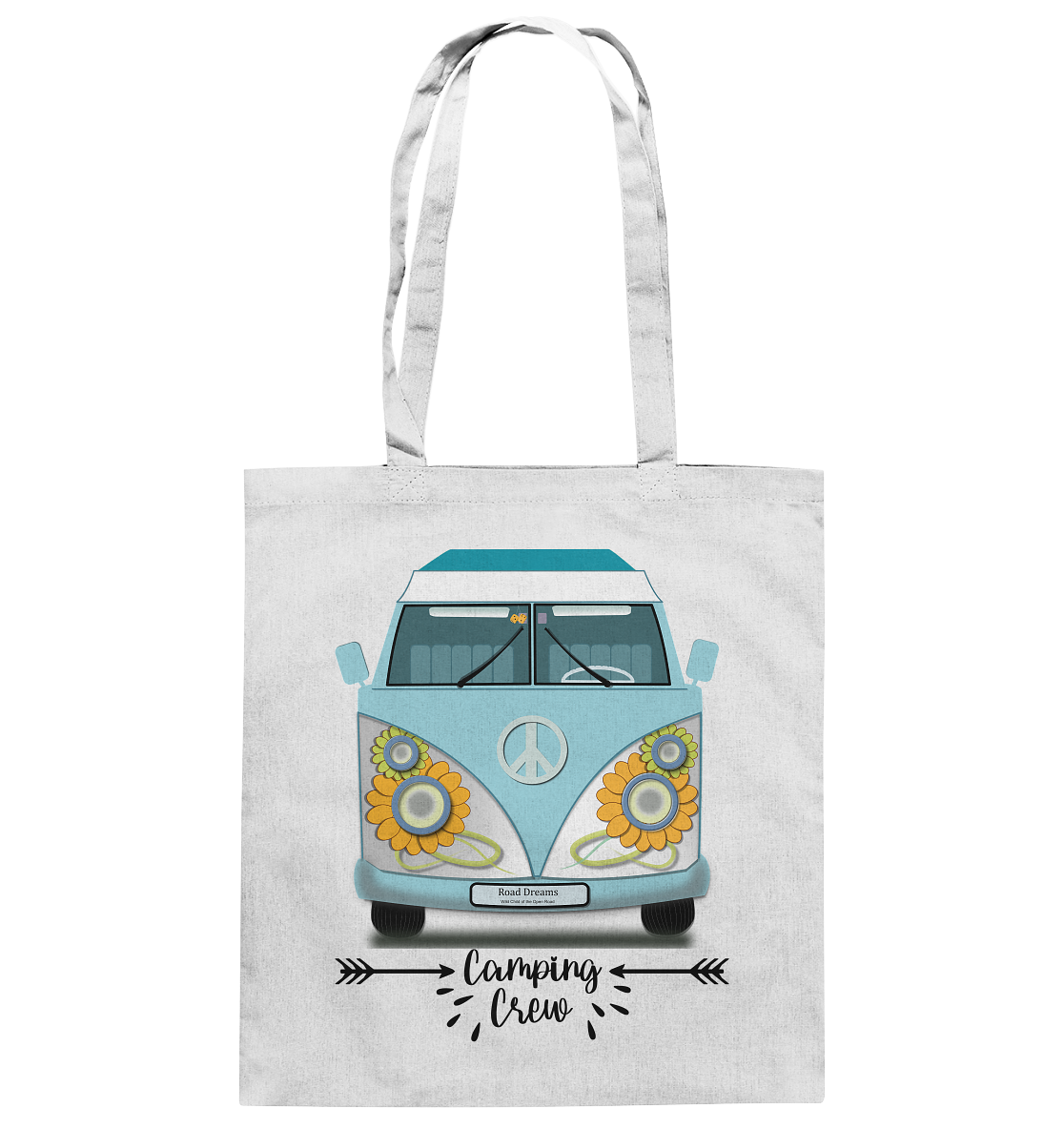 Camping Crew, Bulli, Van, Vanlife - Baumwolltasche