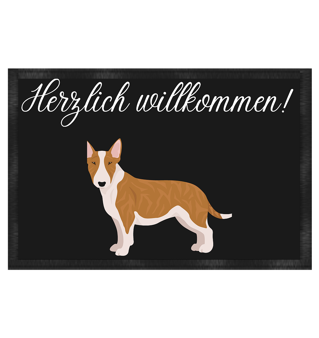 Miniatur Bullterrier, Bullterrier - Fußmatte 60x40cm