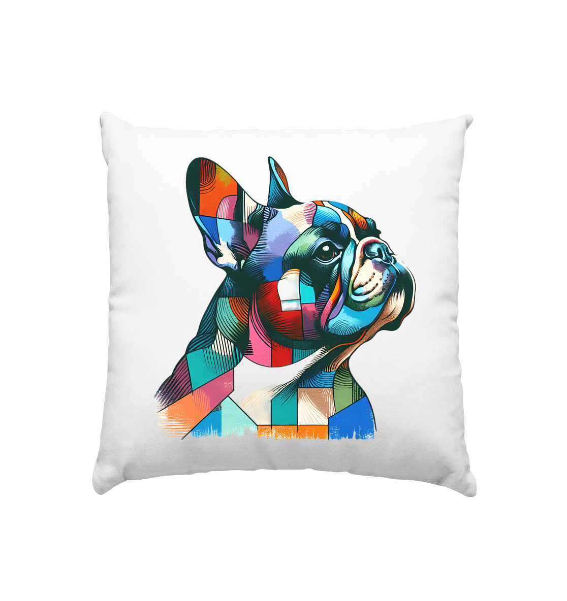 Bullterrier, Miniatur Bullterrier - Kissen 40x40cm