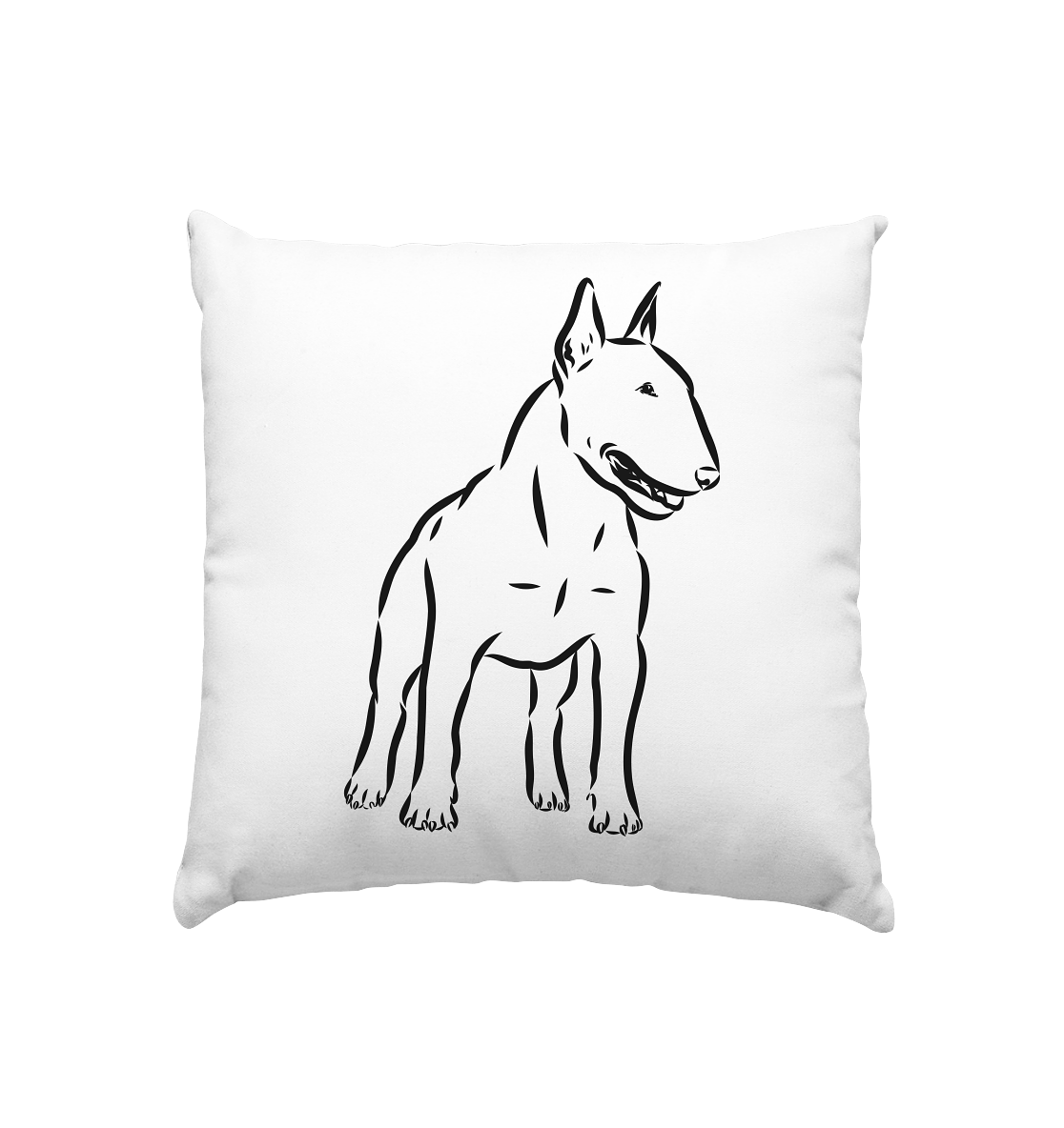 Bullterrier, Miniatur Bullterrier - Kissen 40x40cm