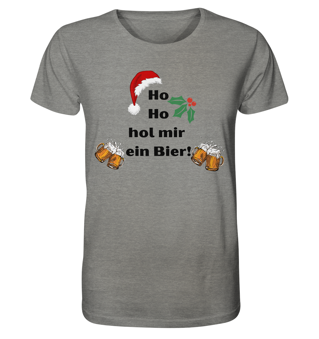 Unisex Pullover / Hoodie - Ho Ho hol mir ein bier - Organic Shirt