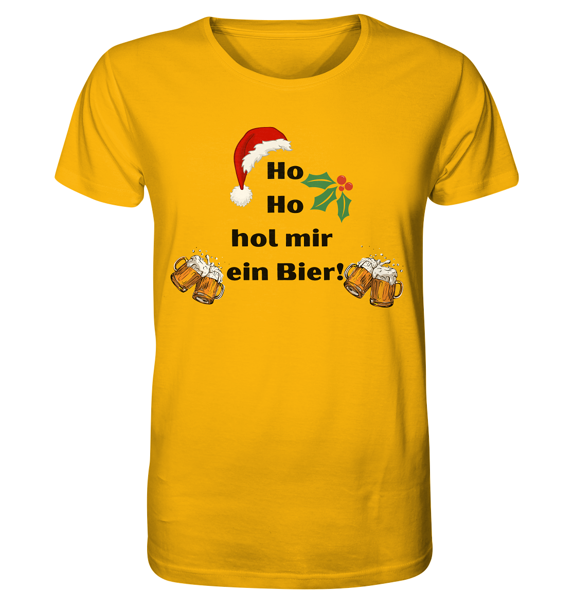 Unisex Pullover / Hoodie - Ho Ho hol mir ein bier - Organic Shirt