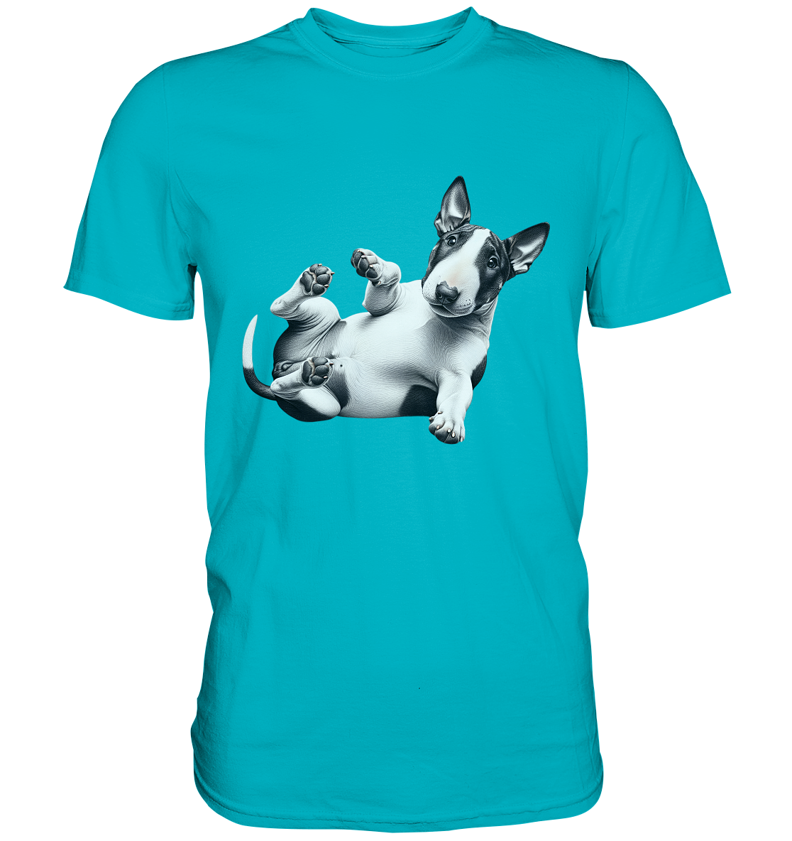 Verrückter Bullterrier - Premium Shirt
