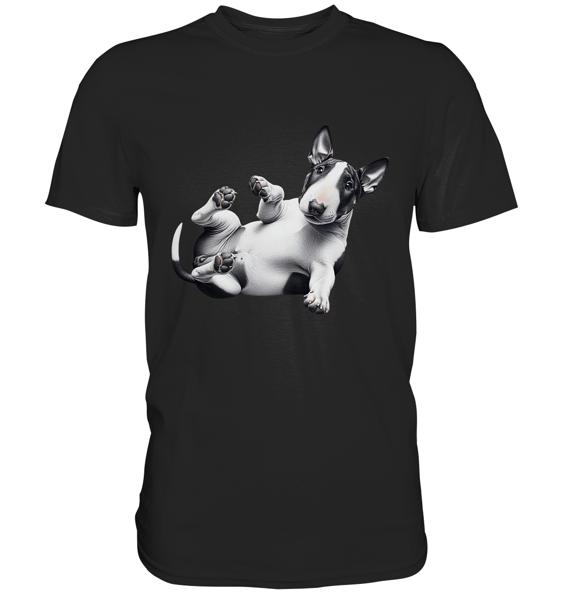 Verrückter Bullterrier - Premium Shirt